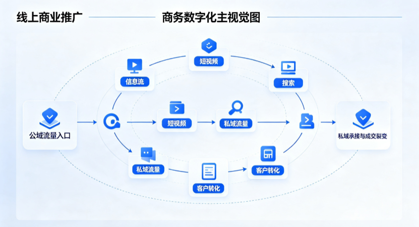 烈山区线上商业推广怎么做？全域流量闭环搭建与低成本转化实战指南
